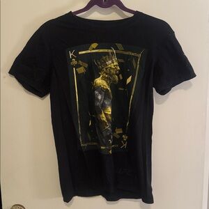 Reebok Black and Gold Graphic Tee